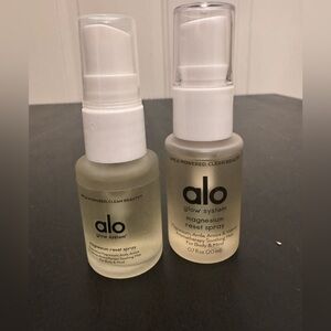 ALO Glow System Magnesium Reset Spray x2 Bottles 0.7oz & 0.4oz